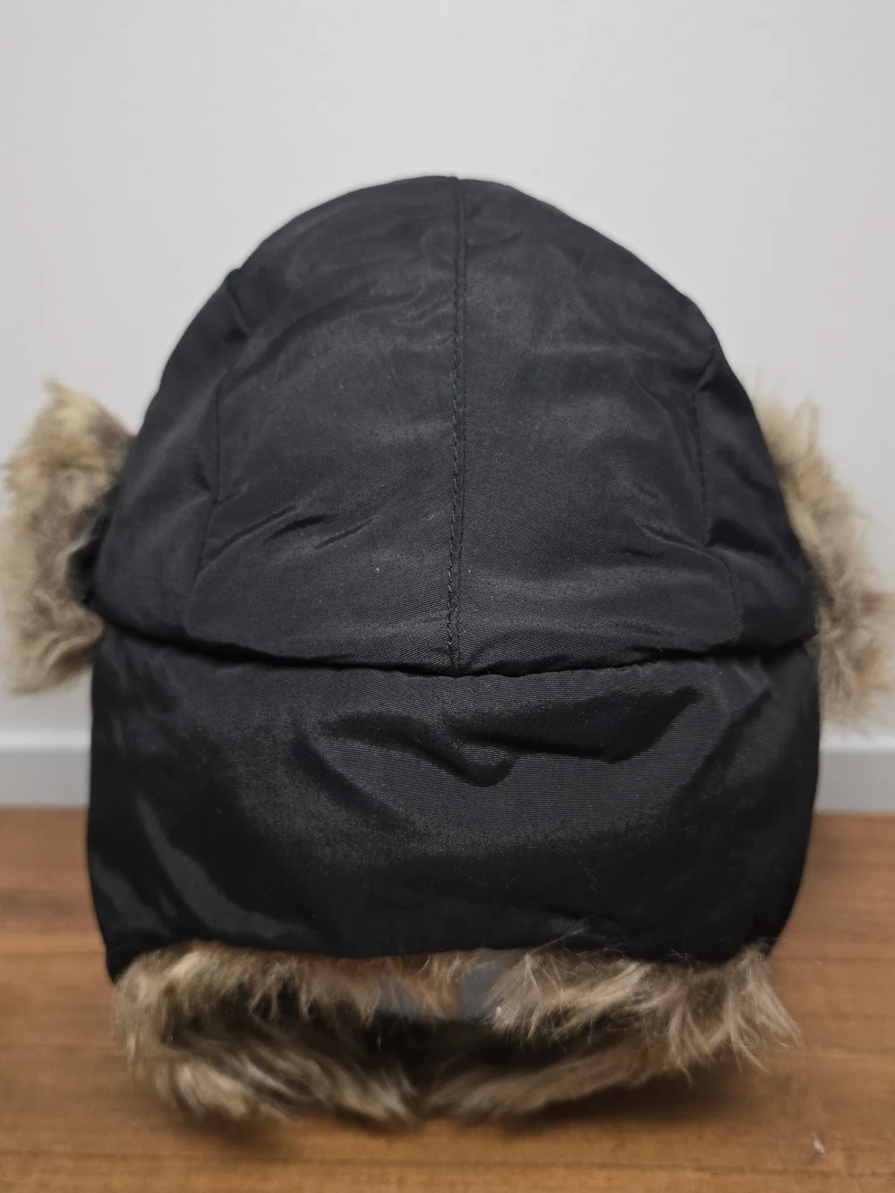 GAP kid's Black Faux-Fur Trapper Hat - 3M Warm Winter Hat